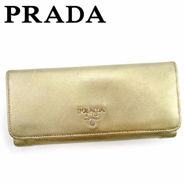 プラダ 長財布 ファスナー付き 長財布 中古の通販は