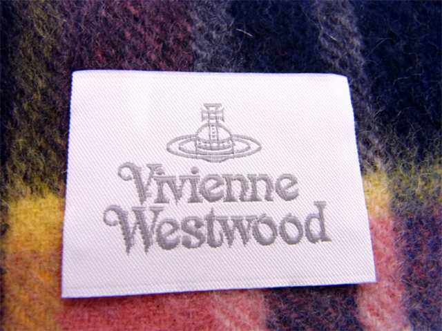 ヴィヴィアン ウエストウッド マフラー フリンジ付き レディース オーブ刺繍 チェック Vivienne Westwood 中古の通販はau PAY  マーケット - ブランドデポTOKYO