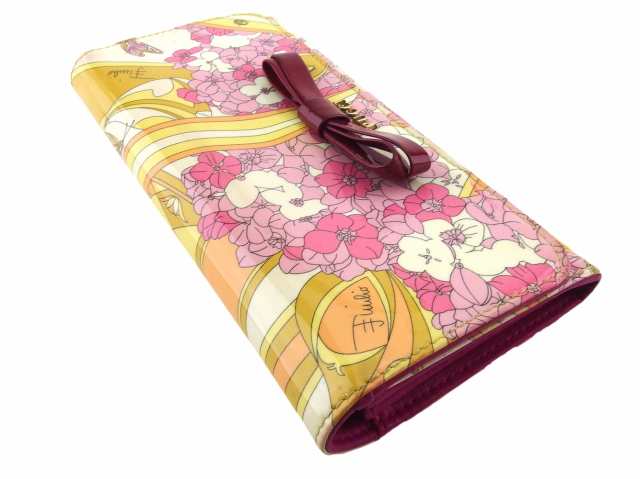 エミリオ プッチ 長財布 ファスナー付き 財布 プッチ（柄