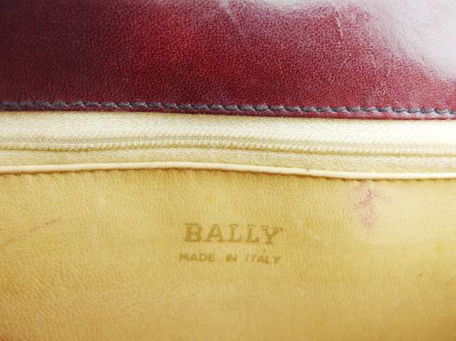 バリー、BALLY ショルダーバッグ B金具 made in ITALY