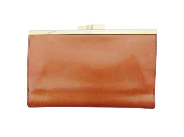 ロエベ　LOEWE がま口　財布 LOEWE がま口財布 レザー ブラック