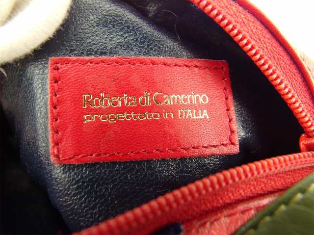 ロベルタディカメリーノ ポーチ 化粧ポーチ Rマーク レディース