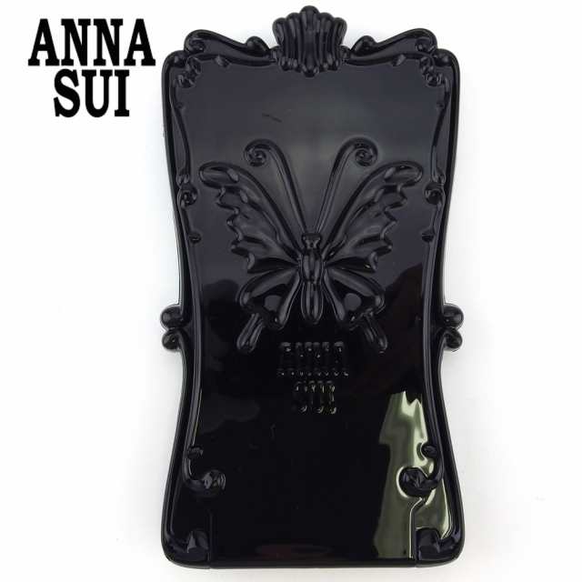 アナスイ Iphoneケース アイフォンケース カバー レディース ミラー付き バタフライ 蝶 ブラック Anna Sui 中古 F1590の通販はau Pay マーケット ブランドデポ