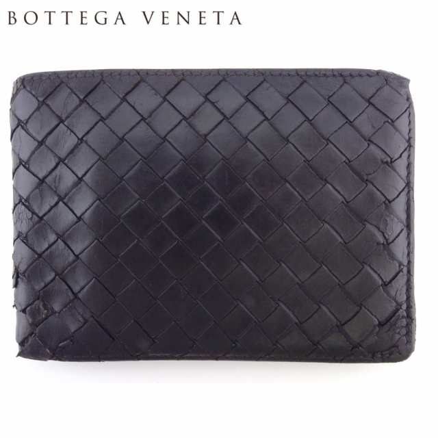 ボッテガ ヴェネタ 二つ折り 財布 ミニ財布 メンズ イントレチャート ブラウン Bottega Veneta 中古 F1692の通販はau Pay マーケット ブランドデポ