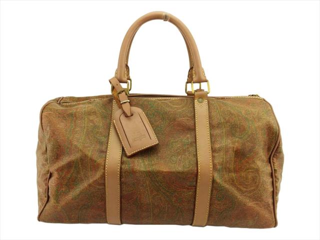 エトロ ボストンバッグ トラベル 旅行用 バッグ ペイズリー レディース  