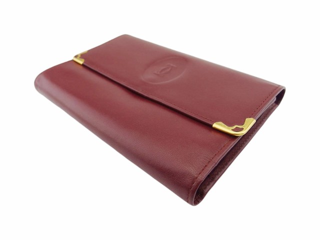 カルティエ 三つ折り 財布 マストライン メンズ可 中古の通販は