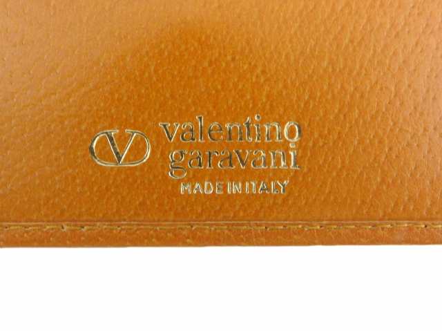 ヴァレンティノ ガラヴァーニ 長財布 がま口 三つ折り 財布 V