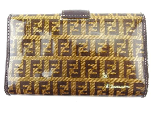 フェンディ 三つ折り 財布 中長財布 ズッキーノ レディース メンズ 