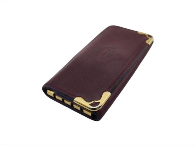 ★未使用★【Cartier】カルティエ マストライン 4連 キーケース レザー Cartier カルティエ キーケース 4連 マストライン レザー