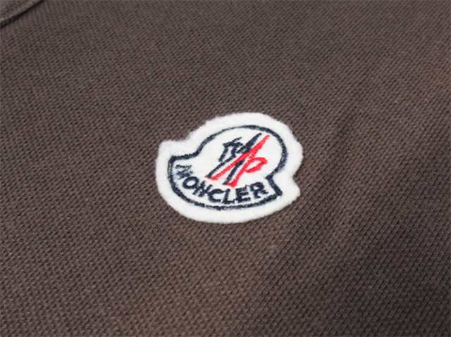 【年末年始クーポン】 モンクレール ポロシャツ 半袖 カットソー メンズ ♯Sサイズ ロゴワッペン MONCLER 中古｜au PAY マーケット