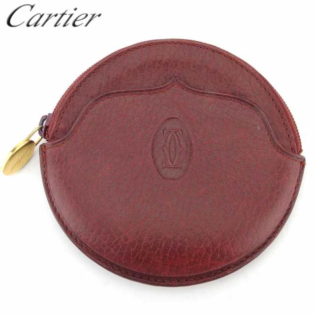 カルティエ マスト コインケース 小銭入れ レザー レディース CARTIER