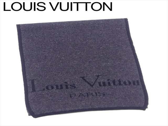 ルイ ヴィトン マフラー レディース メンズ ロゴ グレー 灰色 ブラック Louis Vuitton 中古 L3147の通販はau Pay マーケット ブランドデポ