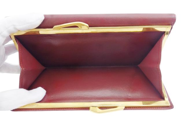 【美品】Cartier カルティエ マストライン 三つ折り 長財布 がま口 楽天市場】【財布】Cartier カルティエ マストライン マスト