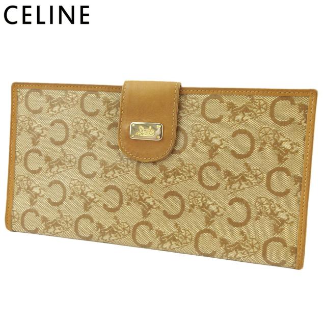セリーヌ 長財布 Wホック 財布 オールドセリーヌ Cマカダム レディース メンズ 中古の通販は