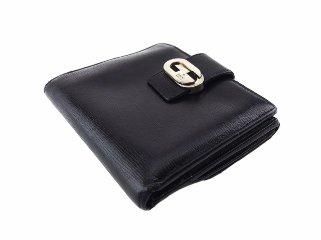 グッチ Wホック 財布 二つ折り ミニ財布 ダブルG メンズ 中古の