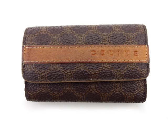 CELINE/セリーヌ　マカダム　キーケース　6連 CELINE セリーヌ マカダム柄 6連 キーケース - メルカリ