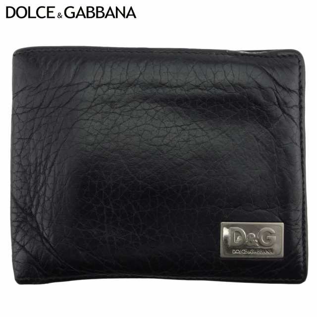 ドルチェ&ガッバーナ 二つ折り 財布 ミニ財布 メンズ ドルガバ ロゴプレート DOLCE&GABBANA 中古の通販はau PAY マーケット -  ブランドデポ | au PAY マーケット－通販サイト