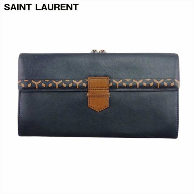 YVES SAINT LAURENT　がま口長財布財布