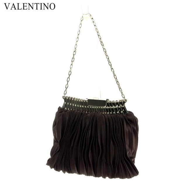 美品VALENTINO ヴァレンティノサテンバッグ