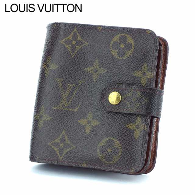 LOUIS VUITTON コンパクトジップ ラウンドファスナー 二つ折り財布