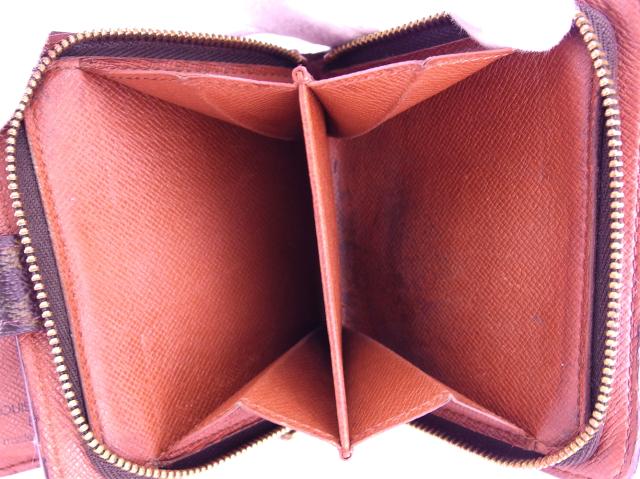 ルイ ヴィトン 二つ折り 財布 ラウンドファスナー コンパクトジップ  