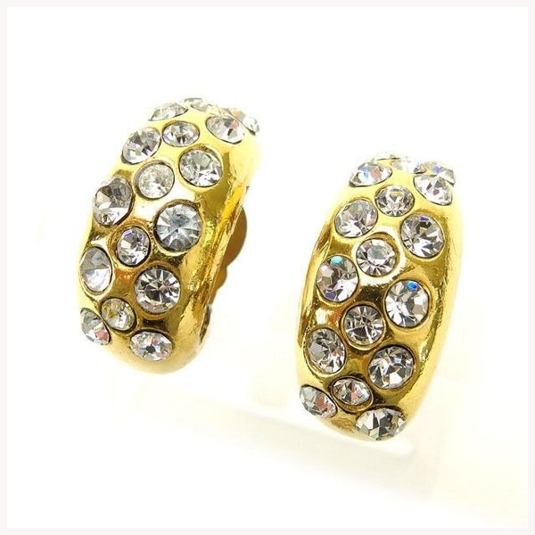 シャネル イヤリング アクセサリー ヴィンテージ ラインストーン 中古の通販は