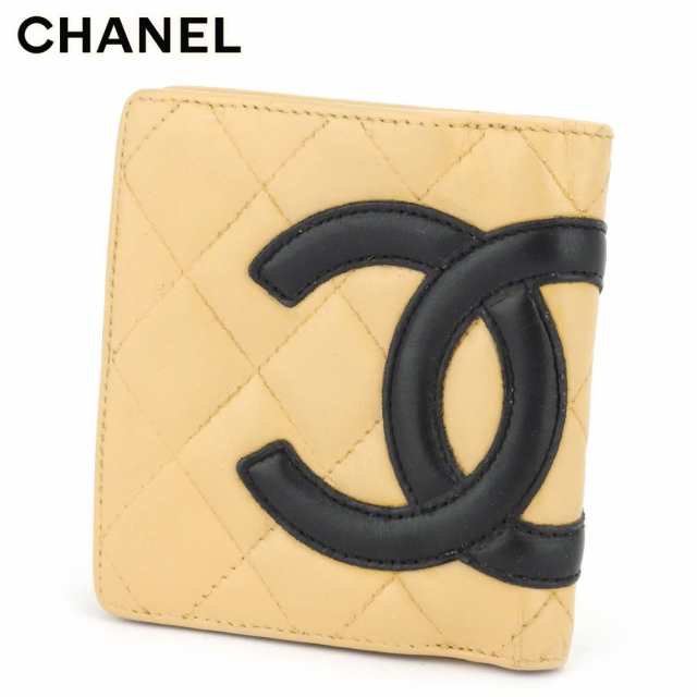 美品☆】CHANEL カンボン がま口 二つ折り財布 - 財布