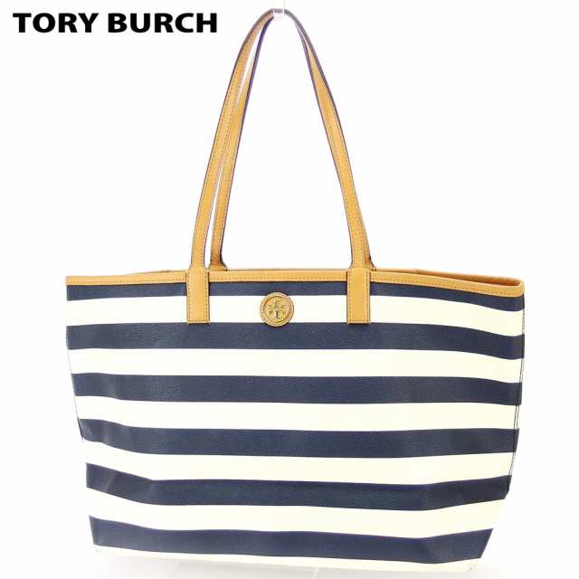 トリーバーチ トートバッグ トート ショルダーバッグ ロビンソン ダブルtロゴ ボーダー Tory Burch 中古の通販はau Pay マーケット ブランドデポtokyo