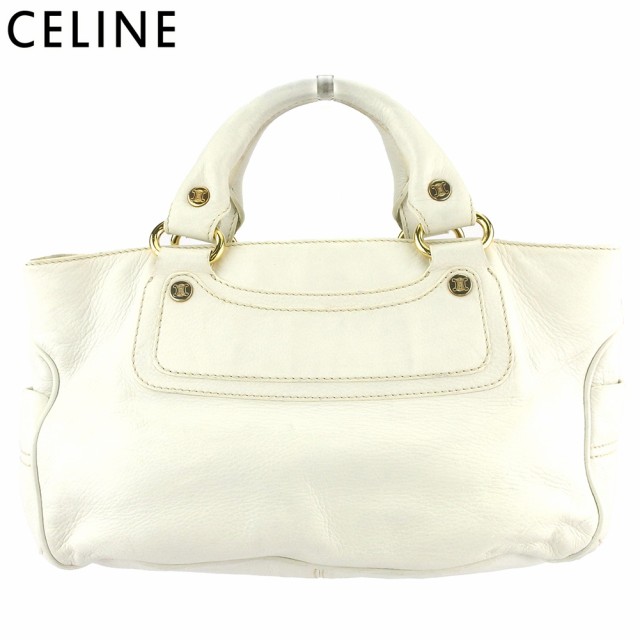 古典 CELINE◇トートバッグ[仕入]/-/GRN/無地/トートッバッグ_ブギー