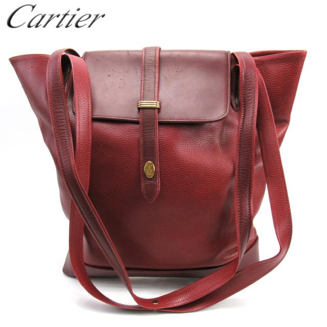 カルティエ トートバッグ ワンショルダー レディース メンズ マストライン ｃａｒｔｉｅｒ 中古の通販はau Pay マーケット ブランドデポ