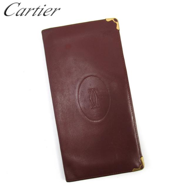 カルティエ 長札入れ 長財布 レディース メンズ マストライン ｃａｒｔｉｅｒ 中古の通販はau Pay マーケット ブランドデポtokyo
