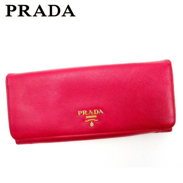 プラダ 長財布 ファスナー付き 長財布 レディース 中古
