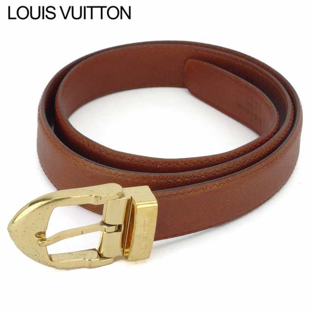 ルイ ヴィトン ベルト レディース メンズ タイガ ブラウン ゴールド Louis Vuitton 中古 Tの通販はau Pay マーケット ブランドデポ