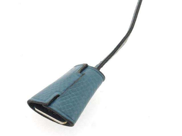 美品 HERMES エルメス ミニクロシェット チャーム　レザー 046080_1.jpg