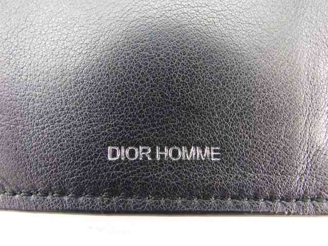ディオール オム 長財布 ファスナー付き 財布 メンズ CDマーク Dior 