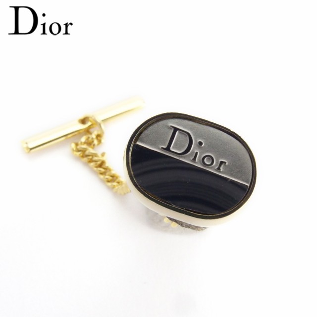 【極美品】Dior　ディオール　ネクタイピン　タイタック　ゴールド　Diorロゴ