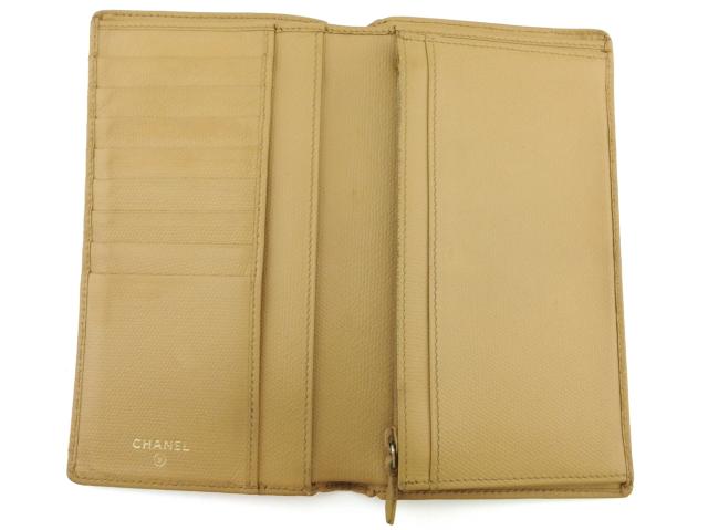 CHANEL長財布】オールドシャネル/ココボタン（ベージュ） 【公式通販】