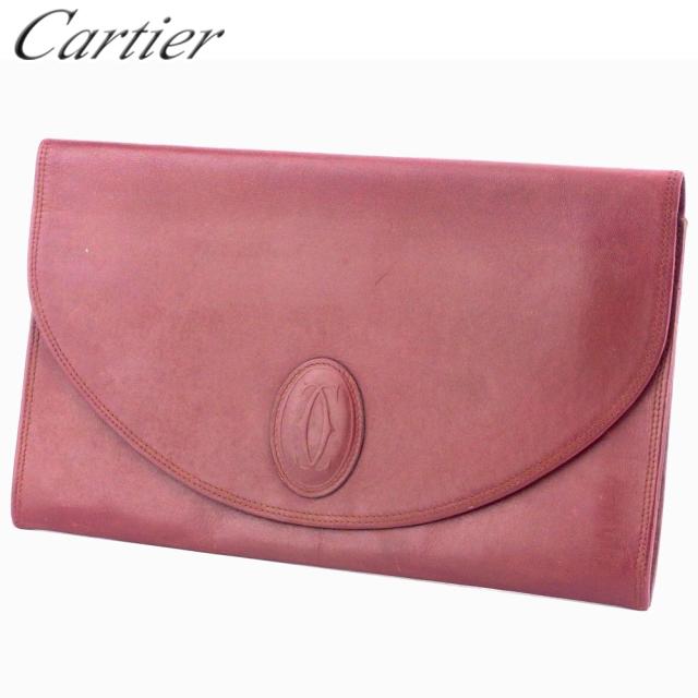 カルティエ マストライン クラッチバッグ セカンドバッグ レザー