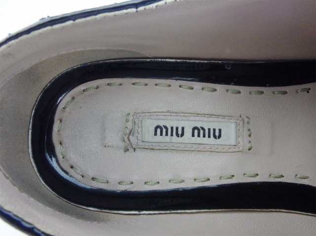 miu miu ミュウミュウ スニーカー 靴 グリッター シルバー シューズ