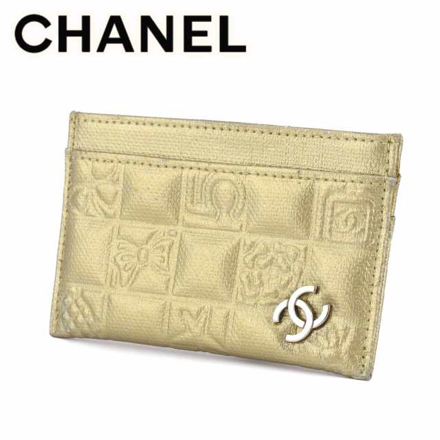 CHANEL アイコン カードケース素材本革