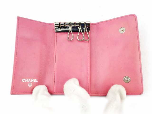 人気商品の シャネル CHANEL キーケース カメリア キーケース