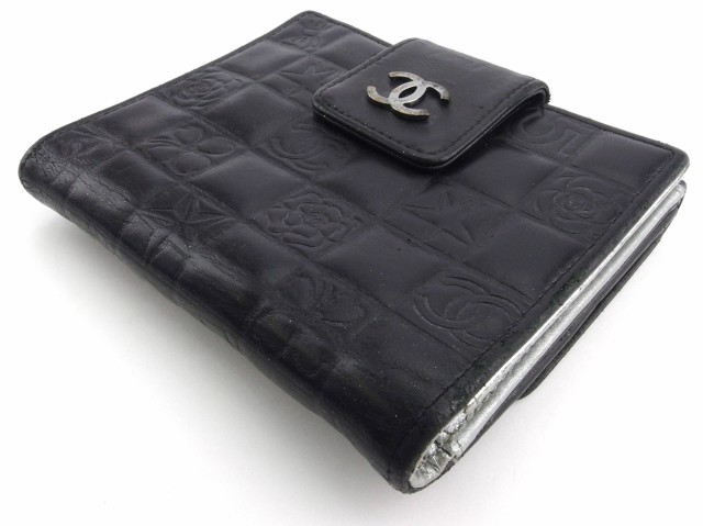 最安値人気68 専用　CHANEL　シャネル　アイコン　Wホック二つ折りコンパクト財布 小物