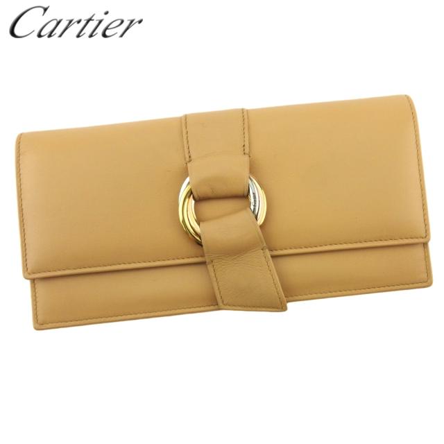 カルティエ 長財布 ファスナー付き 財布 トリニティ レディース メンズ 中古の通販は 59,239円
