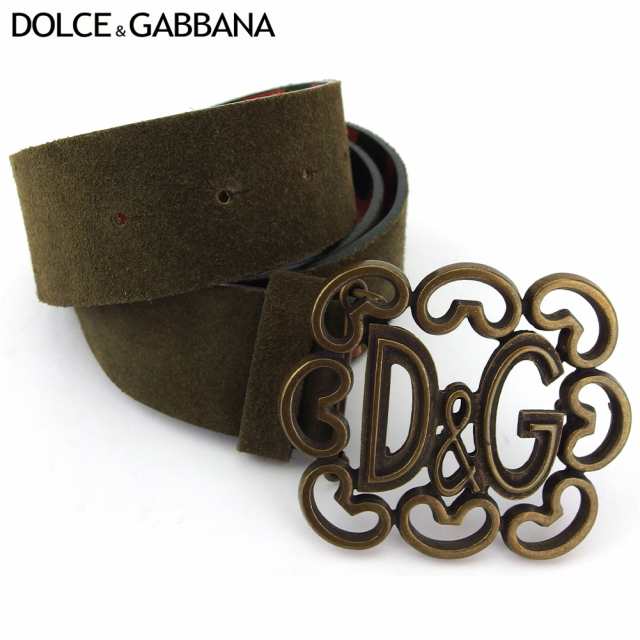 レア】DOLCE&GABBNA イタリア製ベルト ドルガバ ベルト バックル