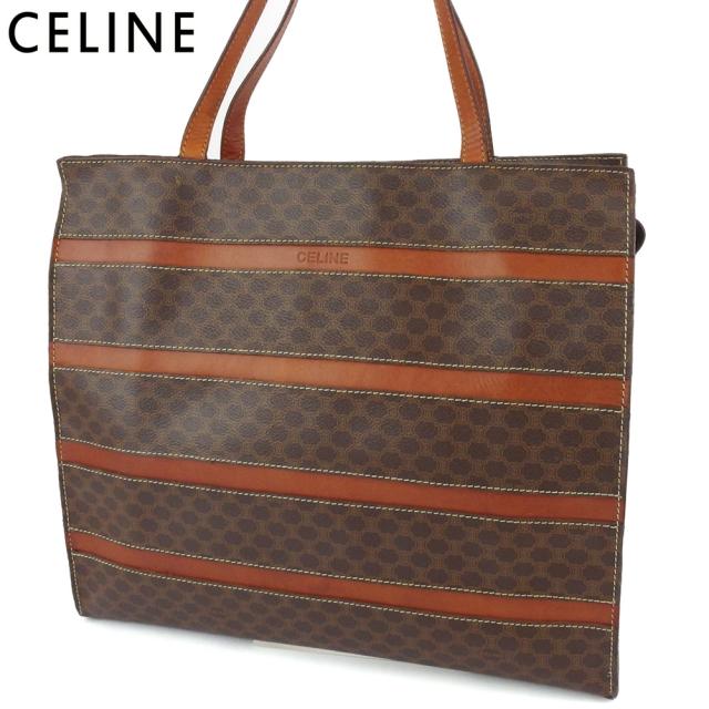 セリーヌ トートバッグ トート ショルダーバッグ レディース メンズ マカダム Celine 中古の通販はau Pay マーケット ブランド デポtokyo