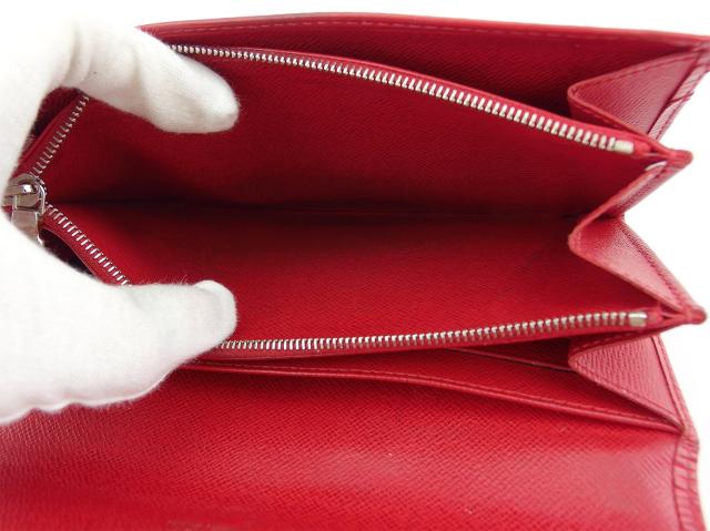 柄くっきり美品✨ルイ・ヴィトン 長財布 エピ ポルトフォイユサラ エピ　赤 LOUIS VUITTON ルイヴィトン 長財布 破格本物 エピ