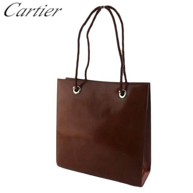 カルティエ パンチング ショルダーバッグ ハンドバッグ 2WAY レザー メンズ CARTIER 【1-0109895】