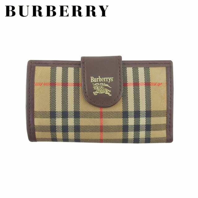 BURBERRY バーバリー キーケース 緑 4連☆275 8000円引き is-technics.fi