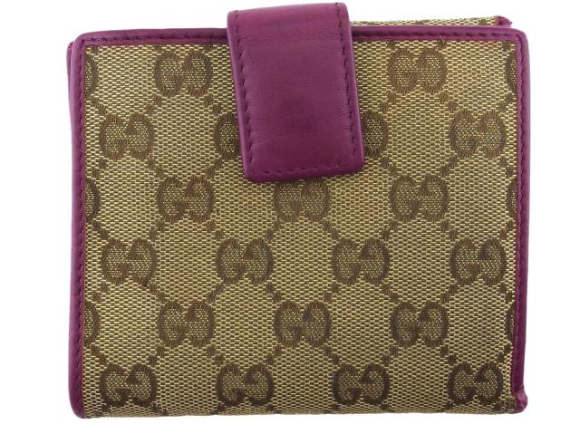 ✨未使用展示品・箱付き✨　GUCCI ミニ財布　キャンバス　シマ　GG アビー t19671.jpg