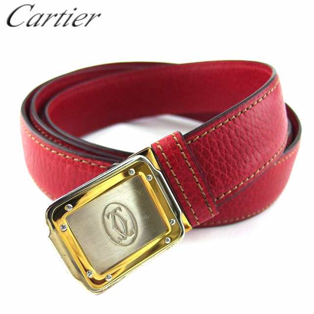 Cartier カルティエ マストライン サントス レザー ベルト レディース